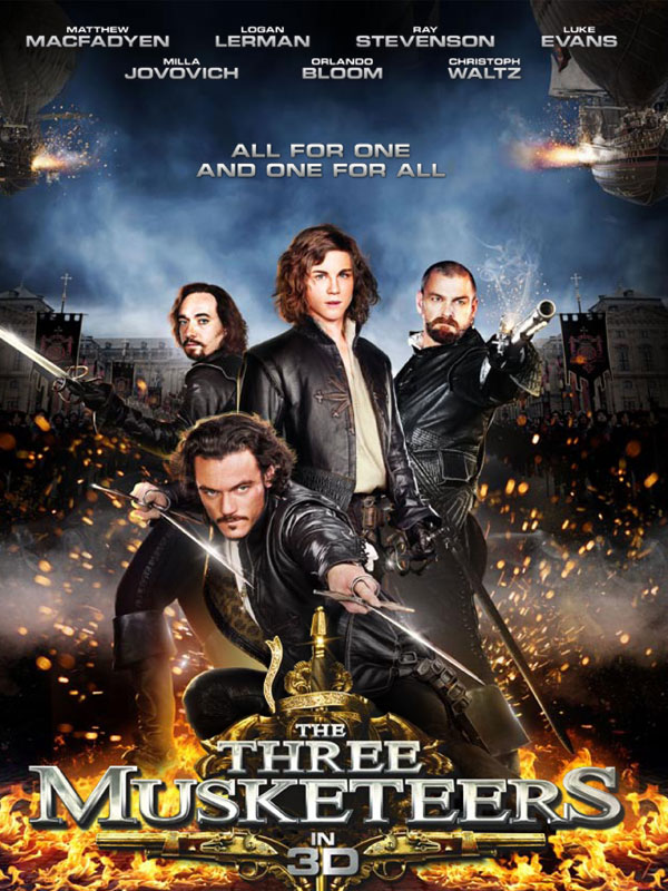 Amazoncom: The Three Musketeers Blu-Ray/Blu-ray 3D Combo
